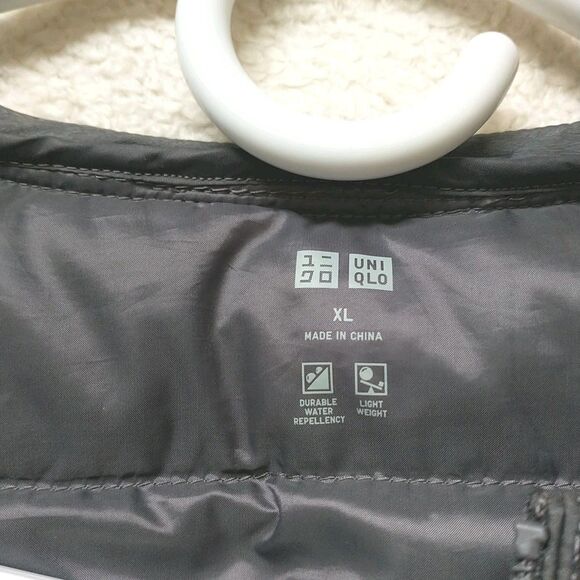 Uniqlo Puffer Jacket Womens XL/L*Gray Lightweight Down Full Zip Packable Quilted - Picture 5 of 8